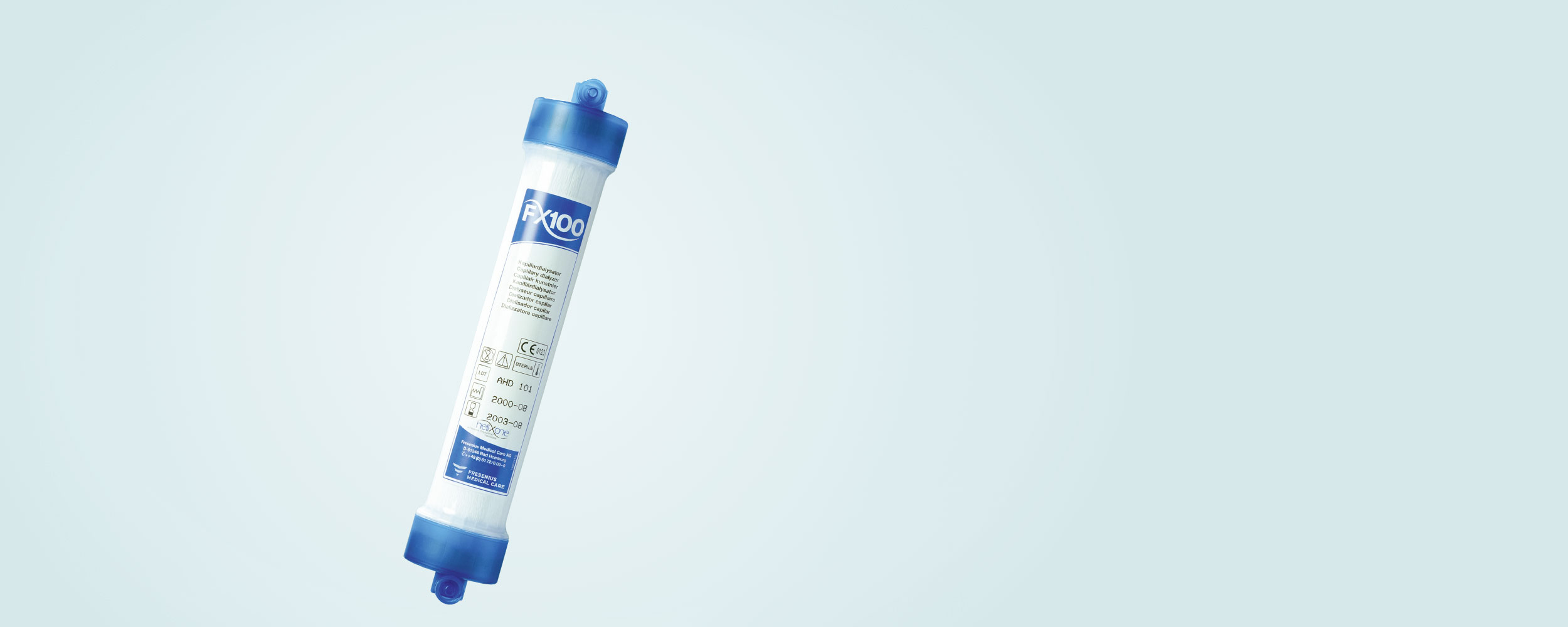  FX high-flux and FX low-flux dialyzers 