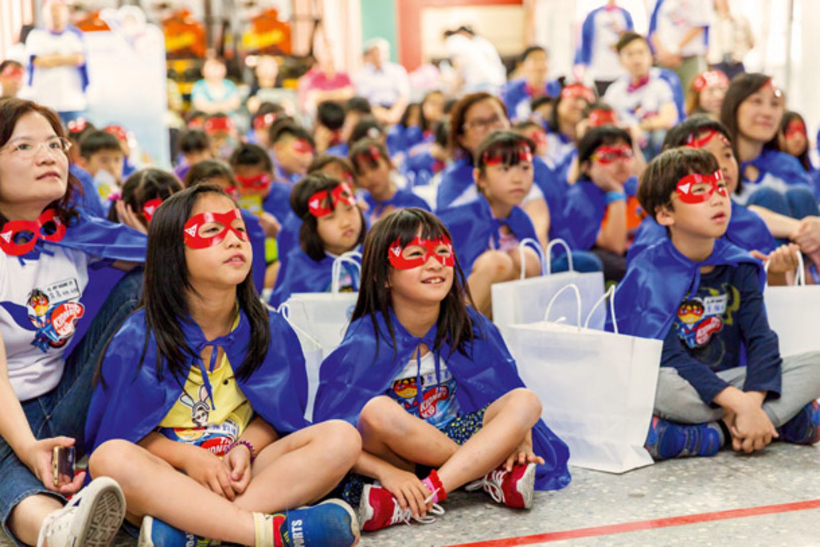 Students of Qiao-De Elementary School in Taiwan