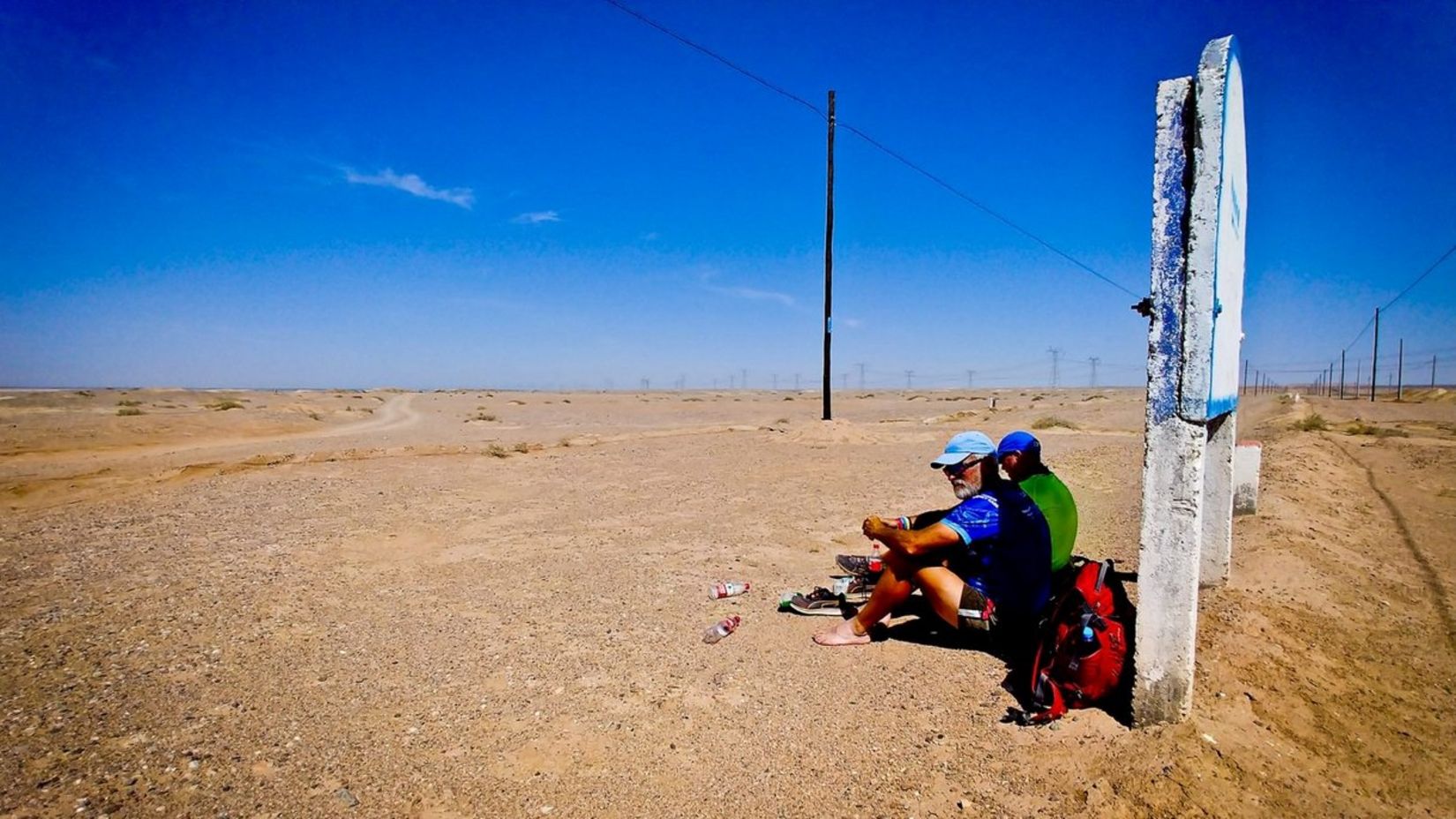 On running through the Gobi Desert